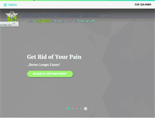 Tablet Screenshot of healthyspinechiro.com